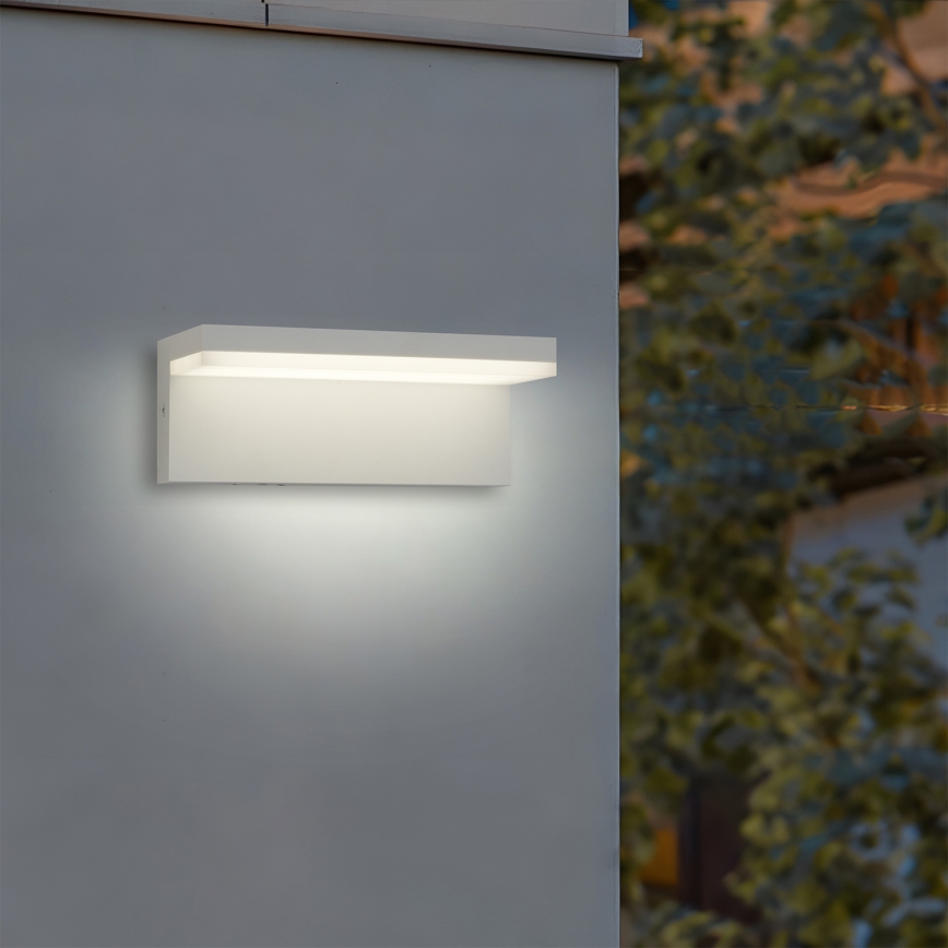 Brilagi - Applique murale d'extérieur LED TESSI LED/10W/230V blanche IP54