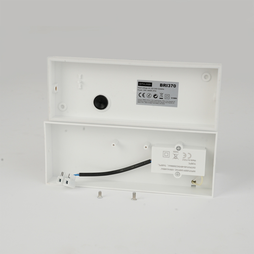 Brilagi - Applique murale d'extérieur LED TESSI LED/10W/230V blanche IP54