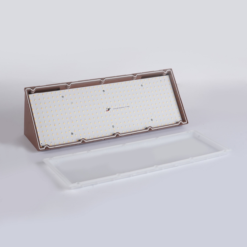 Brilagi - Applique murale d'extérieur LED TRIANGLE LED/42W/230V 45 cm marron IP65