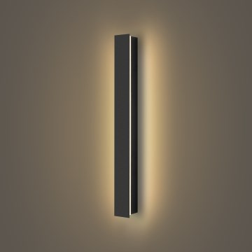 Brilagi - Applique murale d'extérieur LINEAR LED/12W/230V 3000K IP65 50 cm noire