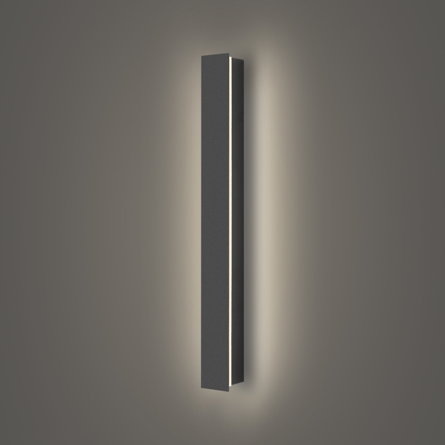 Brilagi - Applique murale d'extérieur LINEAR LED/12W/230V 4000K IP65 50 cm anthracite CRI 90