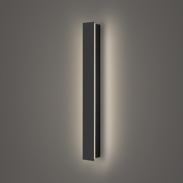 Brilagi - Applique murale d'extérieur LINEAR LED/12W/230V 4000K IP65 50 cm noir CRI 90