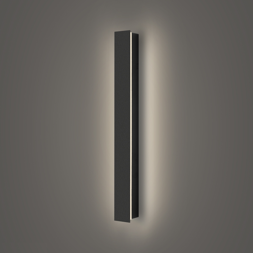 Brilagi - Applique murale d'extérieur LINEAR LED/12W/230V 4000K IP65 50 cm noir CRI 90