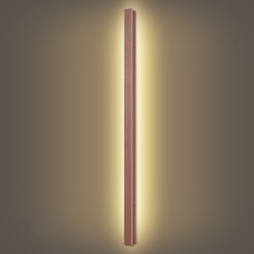 Brilagi - Applique murale d'extérieur LINEAR LED/32W/230V 3000K IP65 140 cm marron CRI 90