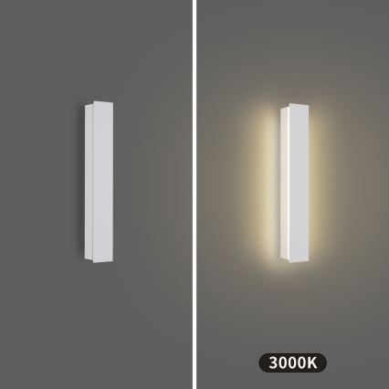 Brilagi - Applique murale d'extérieur LINEAR LED/8W/230V 3000K IP65 30 cm blanche IRC 90