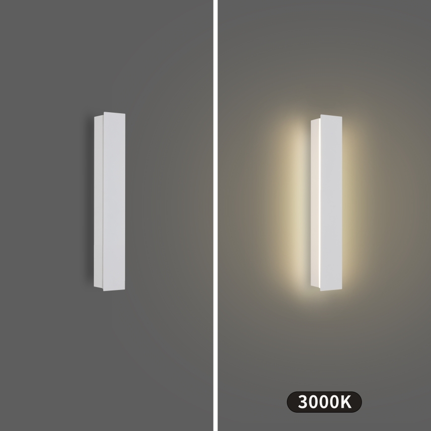 Brilagi - Applique murale d'extérieur LINEAR LED/8W/230V 3000K IP65 30 cm blanche IRC 90
