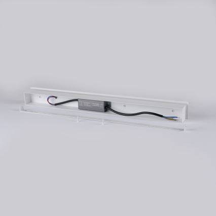 Brilagi - Applique murale d'extérieur LINEAR LED/8W/230V 3000K IP65 30 cm blanche IRC 90