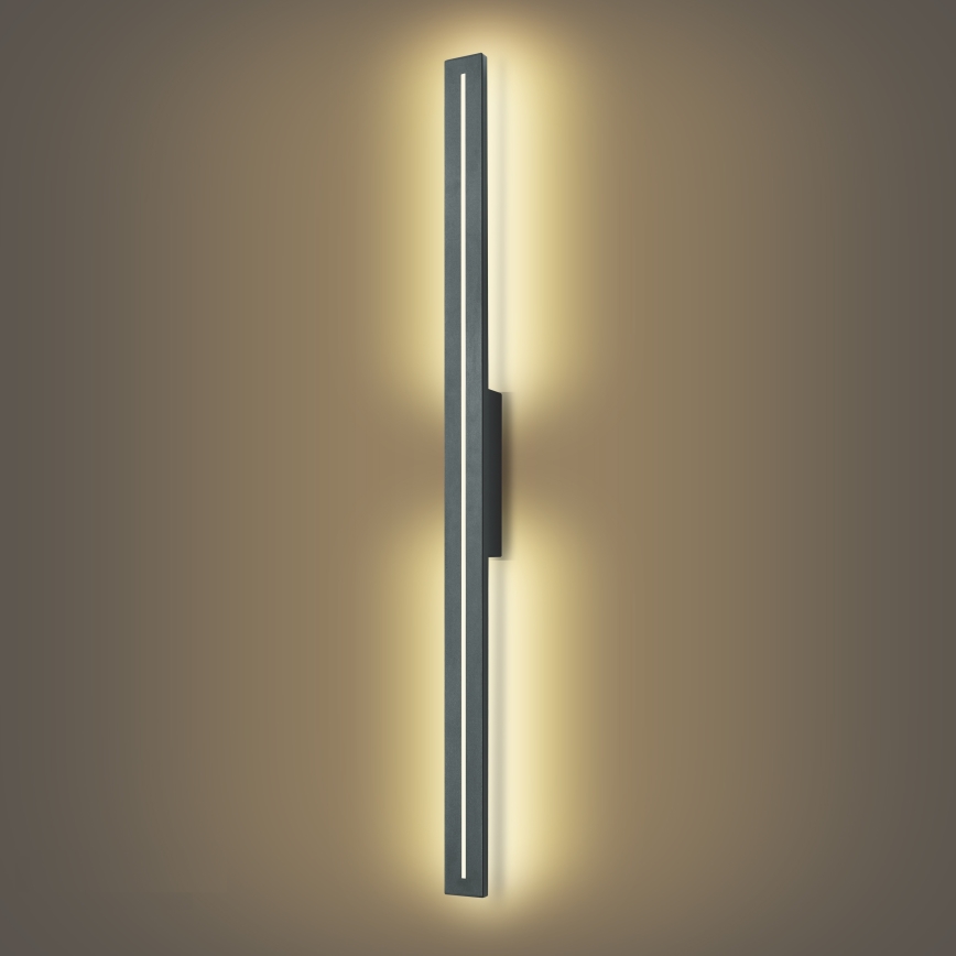 Brilagi - Applique murale d'extérieur LINEO LED/24W/230V 3000K IP65 100 cm anthracite