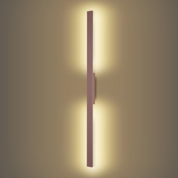 Brilagi - Applique murale d'extérieur LUNA LED/24W/230V 3000K IP65 100 cm marron IRC 90