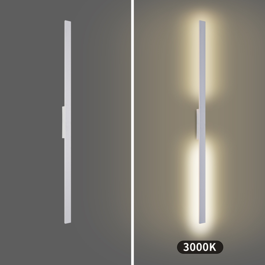 Brilagi - Applique murale extérieure LED LUNA LED/30W/230V 3000K IP65 150 cm blanche IRC 90