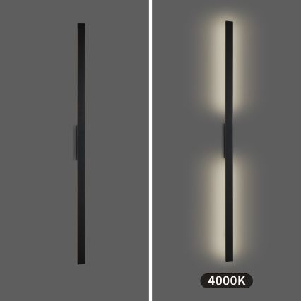Brilagi - Applique murale d'extérieur LED LUNA LED/30W/230V 4000K IP65 150 cm noir IRC 90
