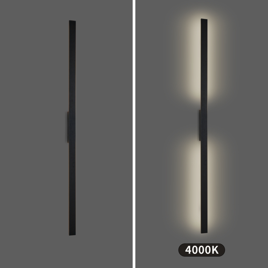 Brilagi - Applique murale d'extérieur LED LUNA LED/30W/230V 4000K IP65 150 cm noir IRC 90