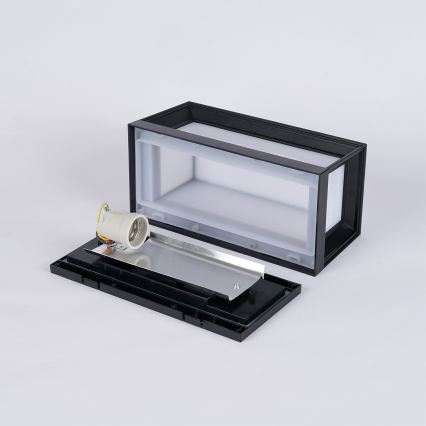 Brilagi - Applique murale d'extérieur PARKER 1xE27/60W/230V noire IP44