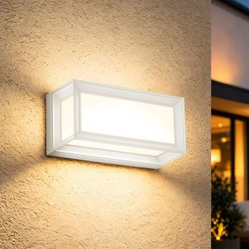 Brilagi - Applique murale d'extérieur PARKER LED/12W/230V blanche IP44