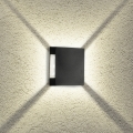 Brilagi - Applique murale d'extérieur QUADRAY LED/4W/230V noire IP65