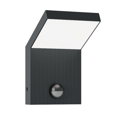 Brilagi - Applique murale d'extérieur LED avec détecteur RIANO LED/8W/230V anthracite IP65