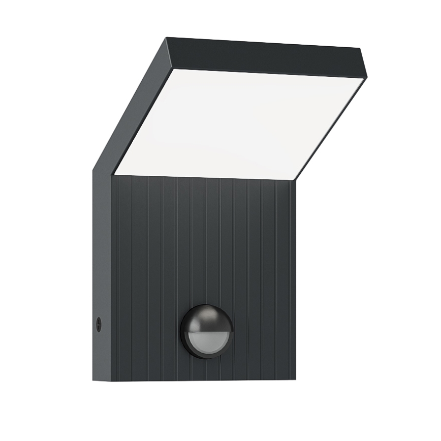 Brilagi - Applique murale d'extérieur LED avec détecteur RIANO LED/8W/230V anthracite IP65