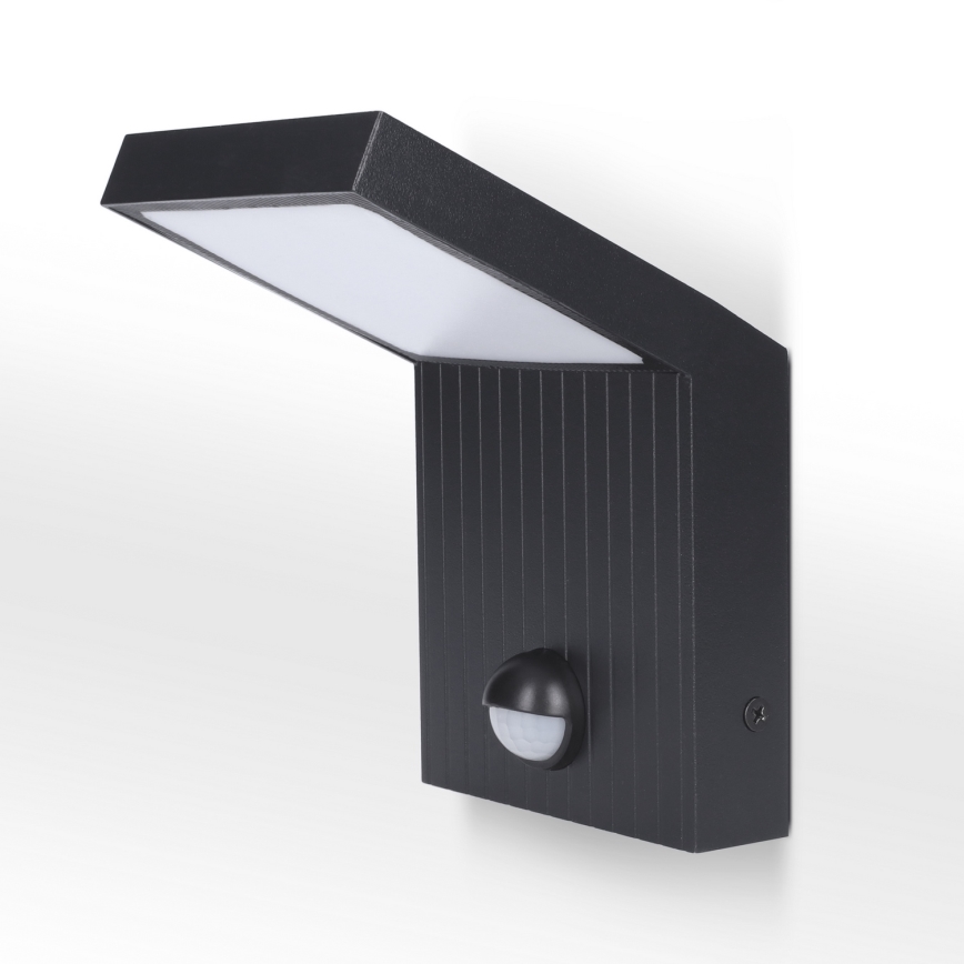 Brilagi - Applique murale d'extérieur LED avec détecteur RIANO LED/8W/230V anthracite IP65