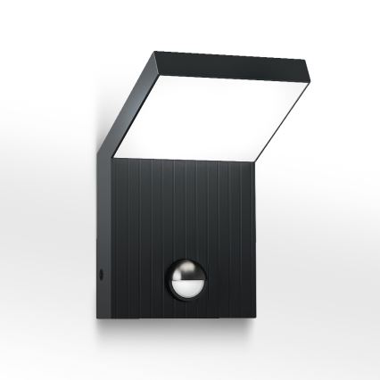 Brilagi - Applique murale d'extérieur LED avec détecteur RIANO LED/8W/230V anthracite IP65
