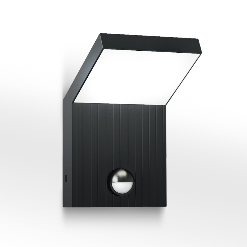 Brilagi - Applique murale d'extérieur LED avec détecteur RIANO LED/8W/230V anthracite IP65