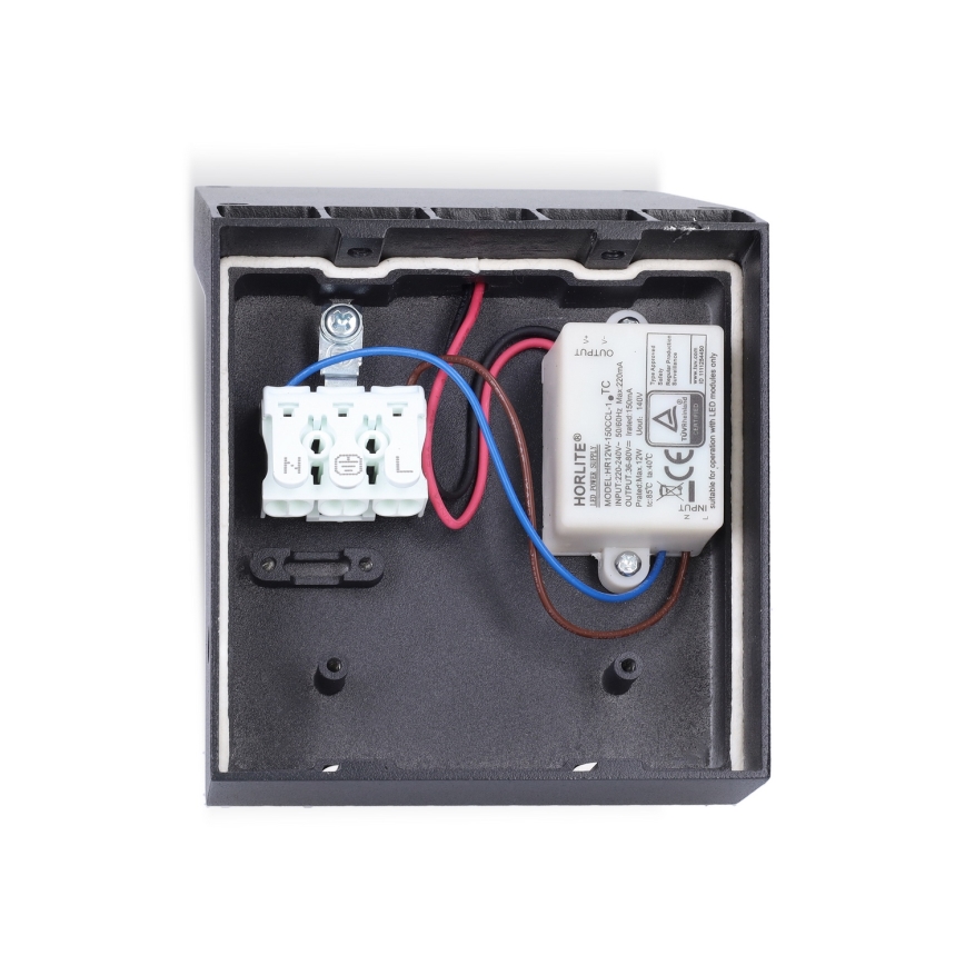 Brilagi - Applique murale d'extérieur LED avec détecteur RIANO LED/8W/230V anthracite IP65