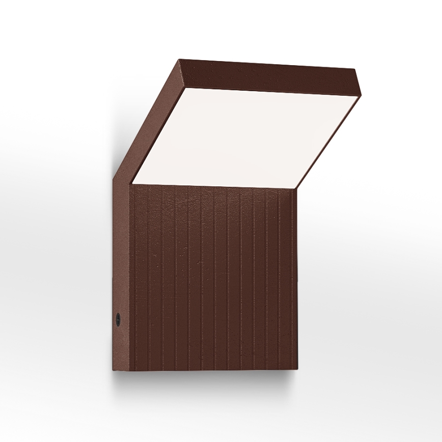 Brilagi - Applique murale d'extérieur RIANO LED/8W/230V brun IP65