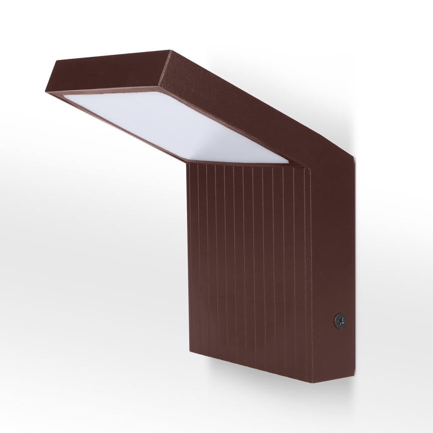Brilagi - Applique murale d'extérieur RIANO LED/8W/230V brun IP65