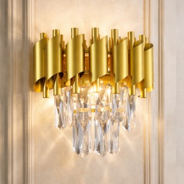 Brilagi - Applique murale ECLIPSE 2xE14/10W/230V dorée