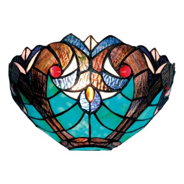 BRILAGI - applique murale en vitrail Tiffany CORAL 1xE14/40W/230V