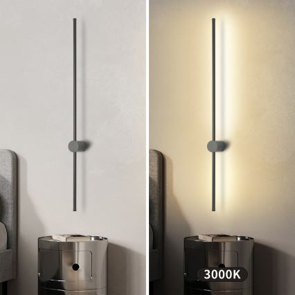 Brilagi - Applique murale extérieure LED AURA LED/20W/230V 3000K IP54 97 cm anthracite IRC 90