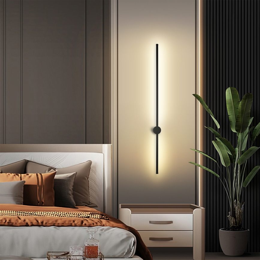 Brilagi - Applique murale extérieure LED AURA LED/20W/230V 3000K IP54 97 cm anthracite IRC 90