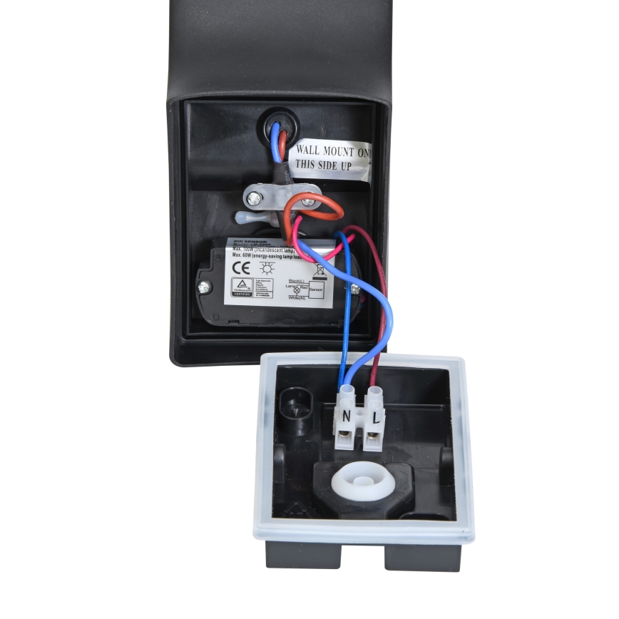 Brilagi - Applique murale extérieure avec détecteur ARCELO LED/9W/230V IP44