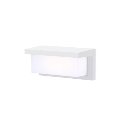 Brilagi - Applique murale extérieure avec détecteur BRICKY LED/12W/230V blanc IP54