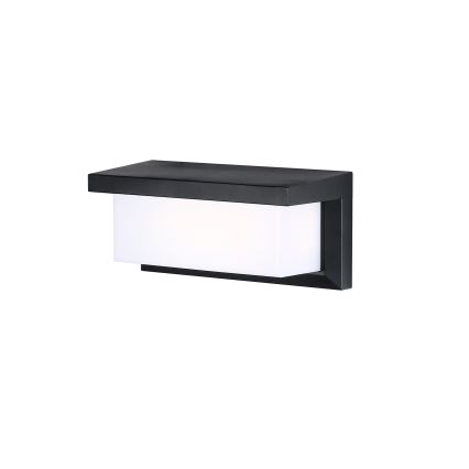 Brilagi - Applique murale extérieure avec détecteur BRICKY LED/12W/230V noir IP54