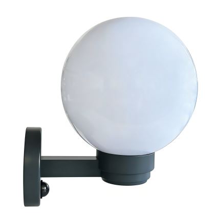 Brilagi - Applique murale d'extérieur avec détecteur de mouvement HARBOR 1xE27/40W/230V IP33 anthracite/blanc