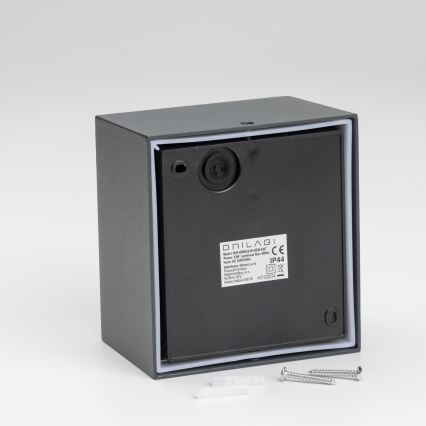 Brilagi- Applique murale extérieure avec détecteur TERNI LED/12W/230V anthracite IP44