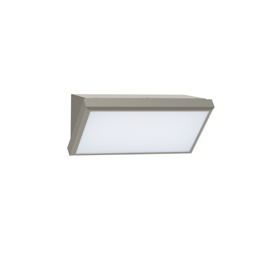 Brilagi - Applique murale extérieure avec détecteur TRIANGLE LED/20W/230V gris IP65