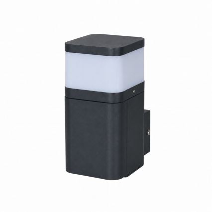 BRILAGI - Applique murale d'extérieur avec prise SCHUKO PILLAR 1xG9/11W/230V IP44 noire