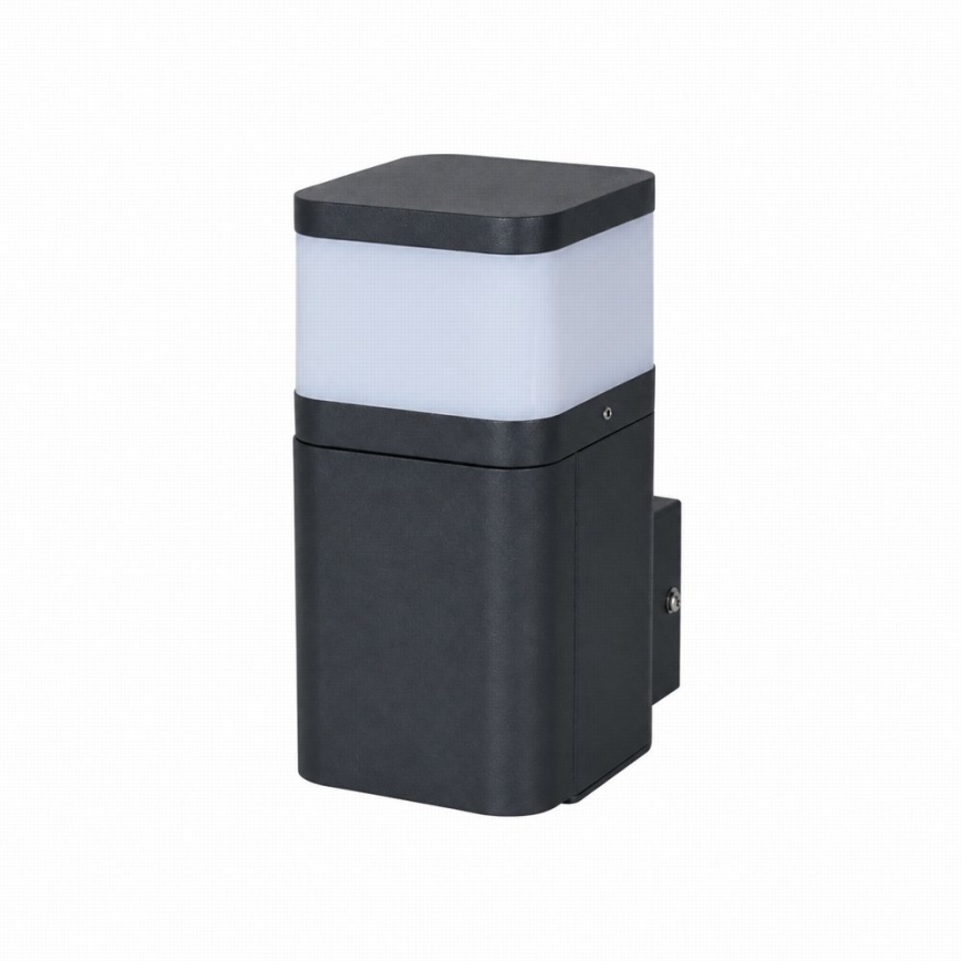 BRILAGI - Applique murale d'extérieur avec prise SCHUKO PILLAR 1xG9/11W/230V IP44 noire