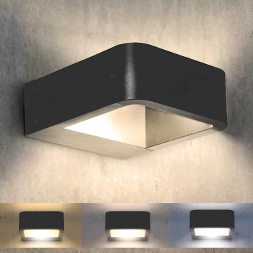 Brilagi - Applique murale extérieure BARI LED/7W/230V 3000/4000/6000K anthracite IP54