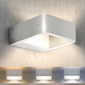 Brilagi - Applique murale extérieure BARI LED/7W/230V 3000/4000/6000K blanc IP54