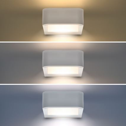 Brilagi - Applique murale extérieure BARI LED/7W/230V 3000/4000/6000K blanc IP54