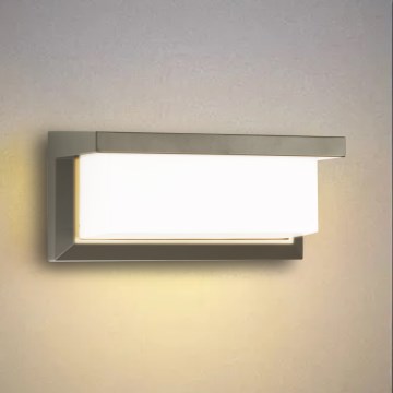 Brilagi - Applique murale extérieure BRICKY 1xE27/60W/230V gris IP54