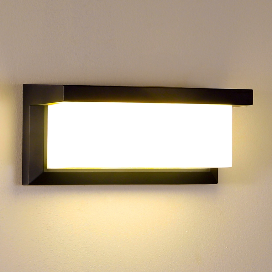 Brilagi - Applique murale extérieure BRICKY 1xE27/60W/230V noir IP54