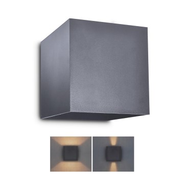 Brilagi - Applique murale extérieure CUBE LED/6W/230V anthracite IP54