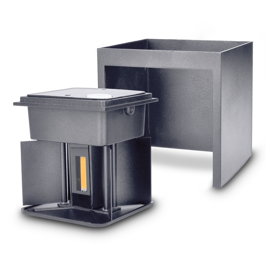 Brilagi - Applique murale extérieure CUBE LED/6W/230V anthracite IP54
