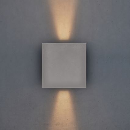 Brilagi - Applique murale extérieure CUBE LED/6W/230V gris IP54