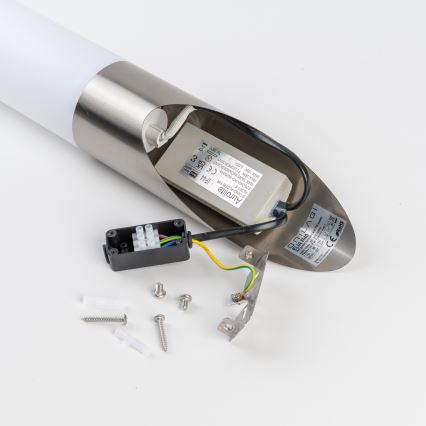 BRILAGI - Applique murale d'extérieur avec détecteur ELIA 1xE27/20W/230V IP44 chrome mat