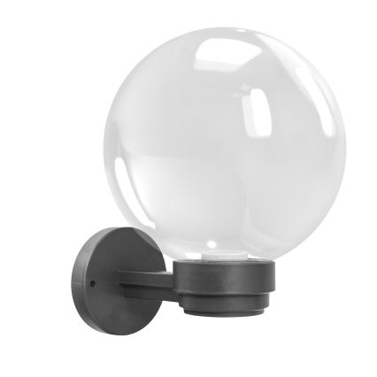 Brilagi - Applique murale extérieure HARBOR 1xE27/40W/230V IP33 anthracite/transparent