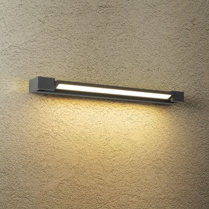 Brilagi - Applique murale d'extérieur AQUA LINE LED/18W/230V 60 cm IP44 anthracite IRC 90